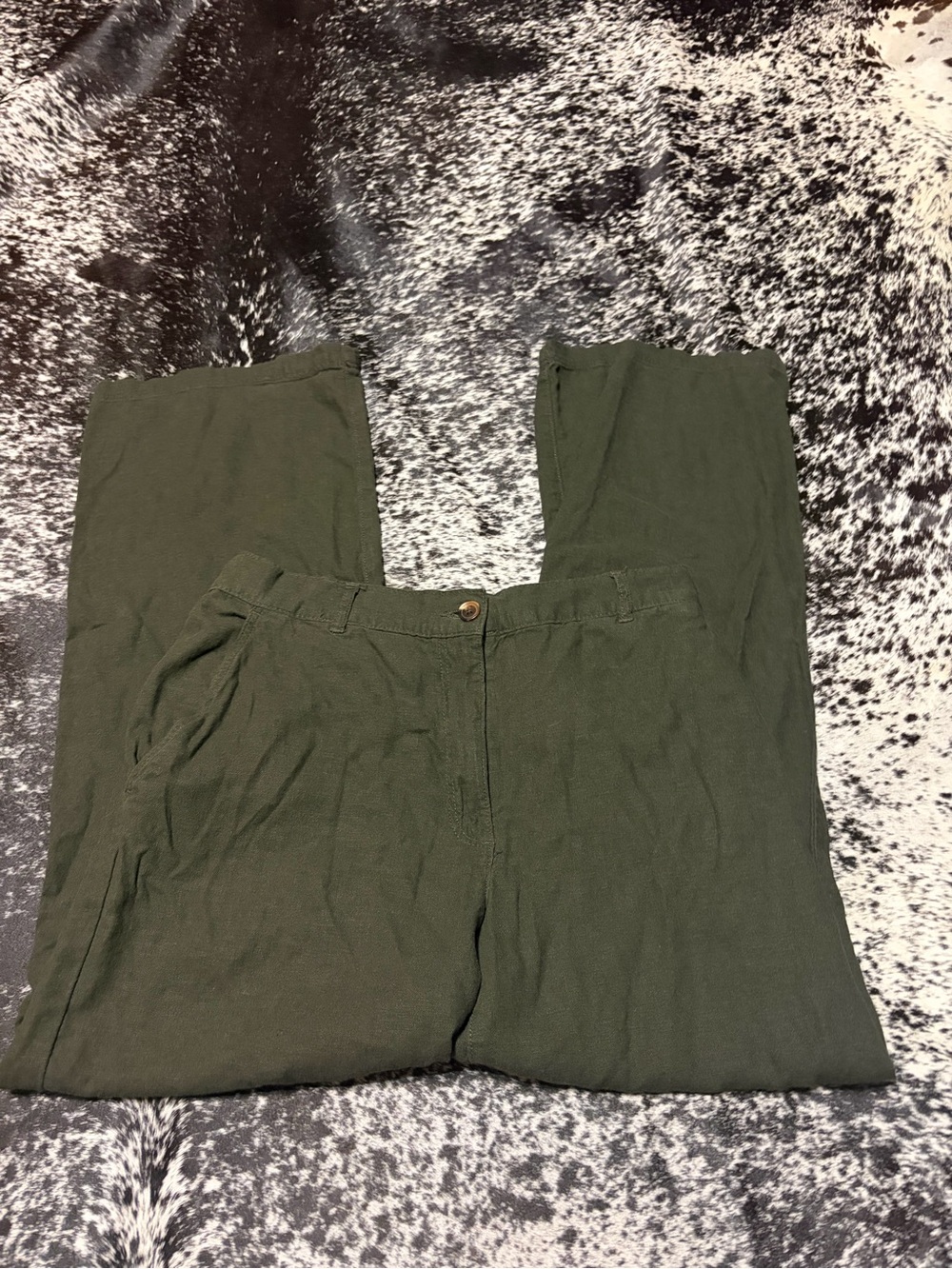 Women’s Olive Green Casual Pants